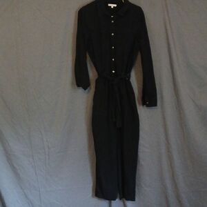 Skies Are Blue Black Long Sleeve Dress